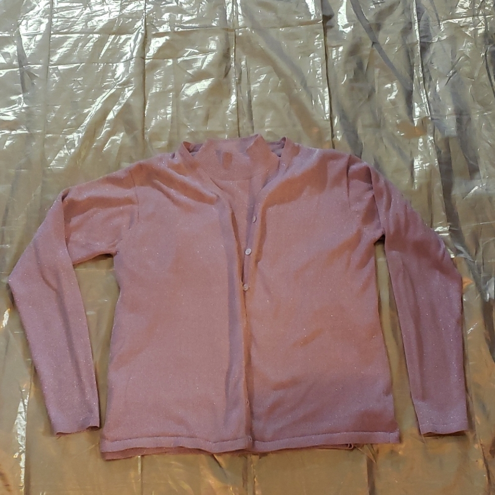 Kevo Cardigan & Shell Pink Size Medium